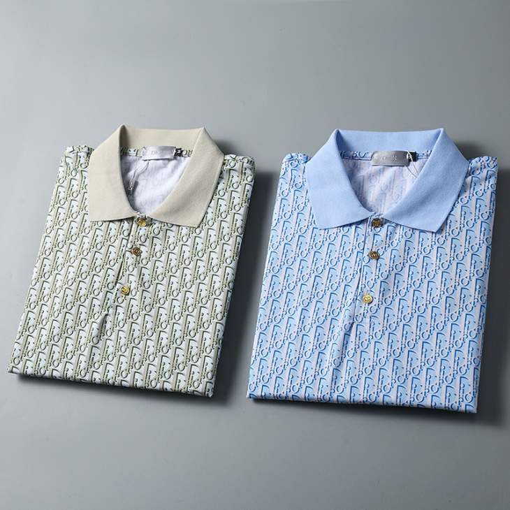 Dior Polo Shirts Short _SKUDiorM-3XL14mw0128554